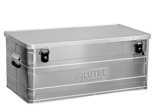 Boîte en aluminium DENIOS classique, sans coins d'empilage, volume de 142 litres, 254-864
