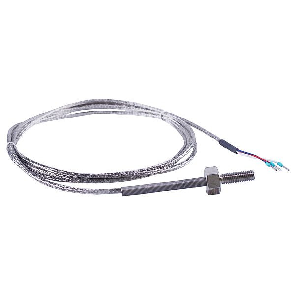 Thermomètre à résistance JUMO, 1xPt100 dl, M8x25, -50 à + 300°C, protection pliage, 00055732