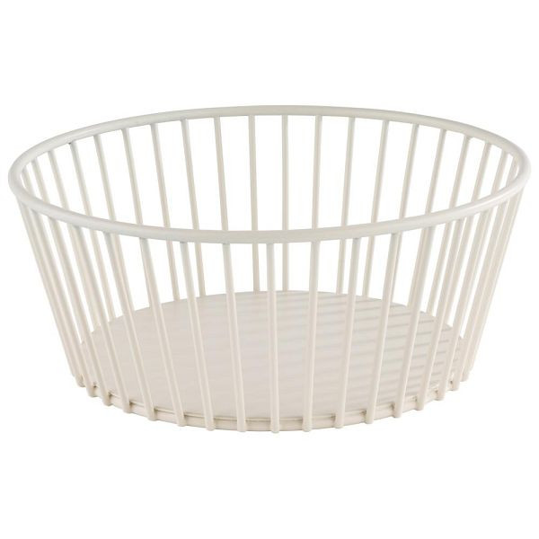 Panier APS -URBAN- en blanc murmure Ø 20 cm, hauteur : 8,5 cm, 30431