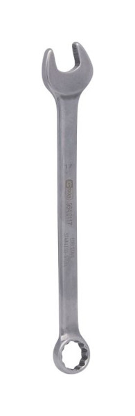 Clé mixte en acier inoxydable KS Tools, 17 mm, coudée, 964.0117