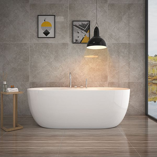 Baignoire HOME DELUXE LENI avec robinetterie, 49526
