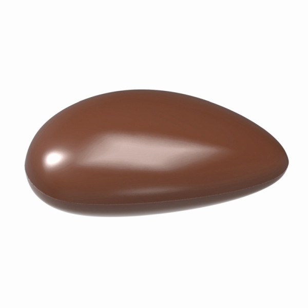 Moule à chocolat Schneider - galet, 275 x 135 x 24 mm - double forme recto/verso / 39 x 34 x 7 mm, 2 x 5,5 g, 3 x 6 pièces, 421912