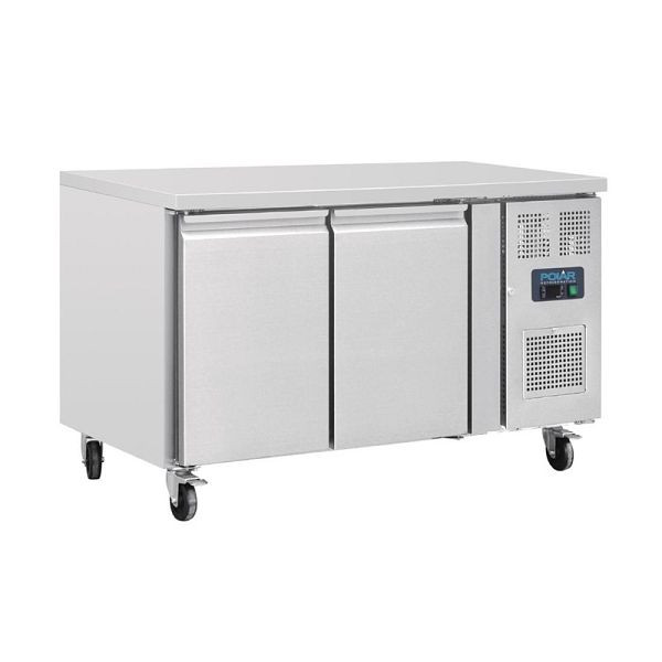 Comptoir réfrigéré Polar 228 litres 2 portes, G377