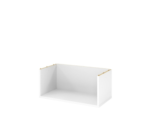 Corps de fixation Hammerbacher FlexWall 80 cm, 1 OH, blanc, VFWE18/W