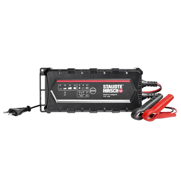 Chargeur de batterie Staudte Hirsch SH-3.160, 12 V, 16 A, 331600