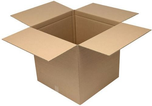 Boîte pliante en carton ondulé TransPak à 2 parois, dimensions intérieures 590 x 590 x 590 mm, qualité 2,50BC, paquet de 10, 299377
