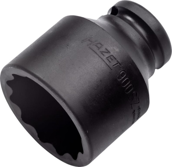 Impact Hazet, douille tournevis machine, double hexagone, carré creux 12,5 mm, 34 mm, 900SZ-34