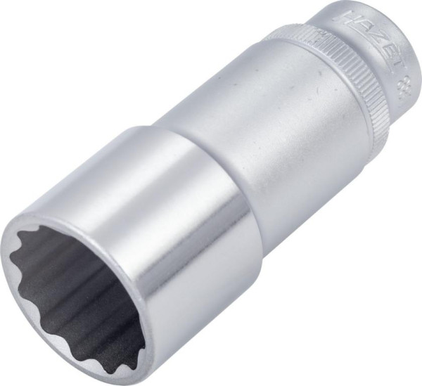 Douille Hazet, Bi-Hex, carré creux 10 mm (3/8"), 22 mm, type long avec moletage, 880TZ-22