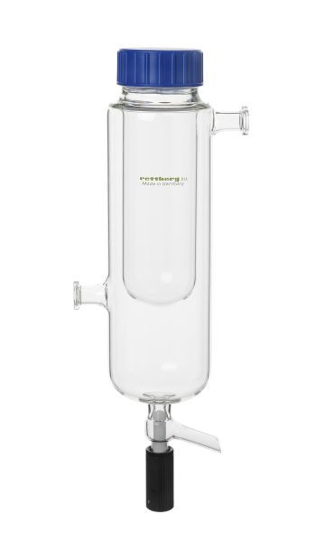 Piège à glace carbonique Rettberg, longueur environ 490 mm, vanne 0 - 15 mm, raccords KF DN 16, 107003101