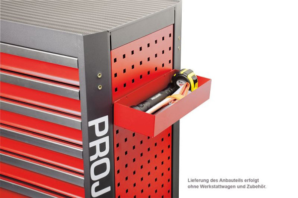 Projahn accessoires chariot d'atelier GALAXY étagère multifonctionnelle plate rouge, 5503-106