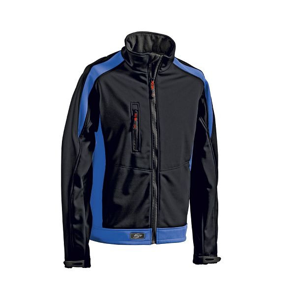 Veste softshell Korsar Athletic noir-bleu royal, taille: M, 3370834798