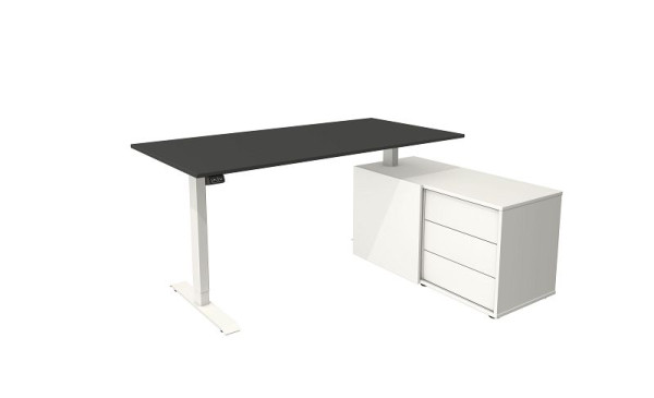 Kerkmann poste de travail complet Move 1, blanc/anthracite, 10216313