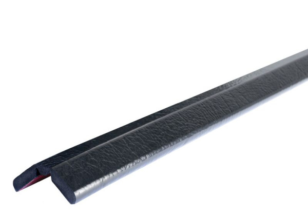 Protection d'angle flexible Knuffi, matériau mousse de polyuréthane, 1 mètre, noir, PW-3002
