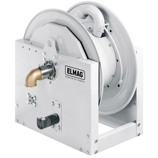 Enrouleur de tuyau industriel ELMAG série 700 / L 550, entraînement hydraulique pour huile et produits similaires, 70 bar, 43630