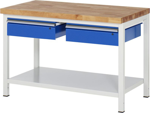 Etabli RAU série 8000 - modèle 8002A6, L1250 x P700 x H840-1040 mm, 03-8002A6-127B4H.11