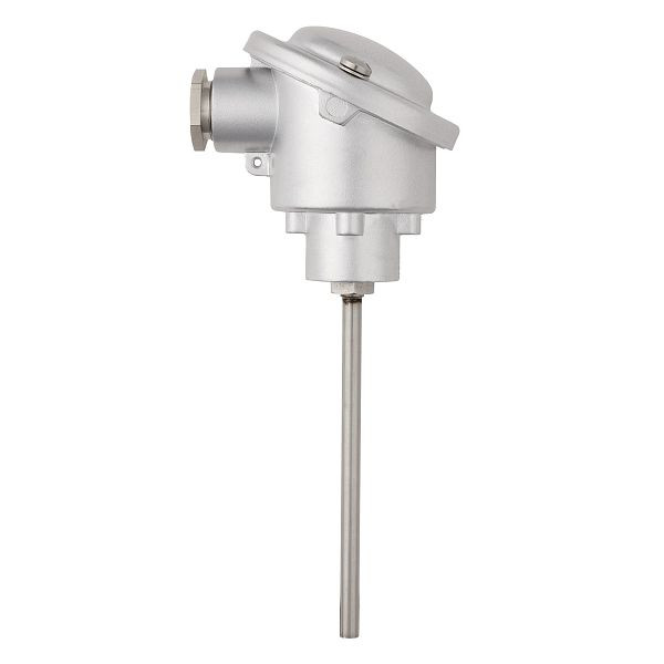 Thermomètre à résistance JUMO, forme B, 1xPt100 zl, 6x250mm, -50 à + 200°C, 00542850