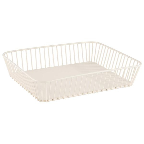 Panier APS GN 1/2 -URBAN- en blanc murmure 32,5 x 26,5 cm, hauteur : 7,5 cm, 30436