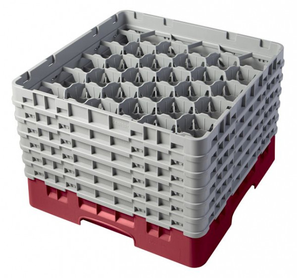 Panier de lavage Cambro 30 compartiments Camrack® 29,8 cm canneberge, lot de 2, 30S1114416