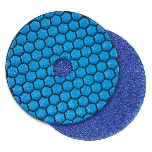 ELMAG DiaProfi tampon de polissage Ø100mm, granulométrie 50, fixation Velcro, 62300