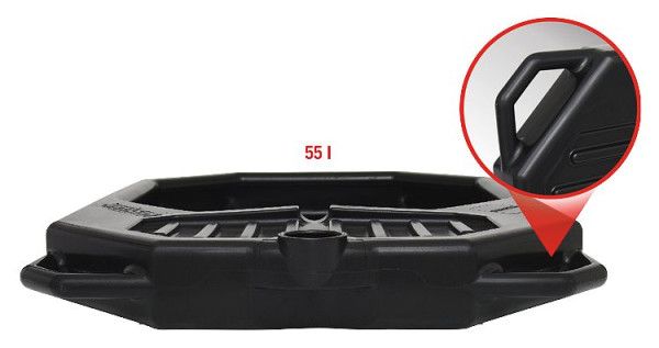 Bac de récupération KS Tools 55 litres, extra plat, 1030x724mm, 150.9358