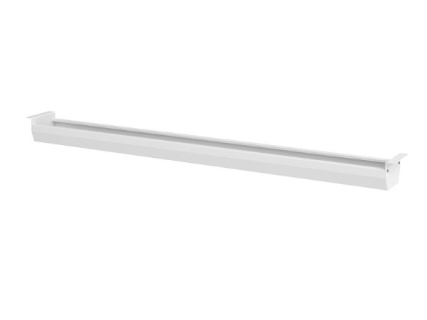 Plateau de câbles Hammerbacher pliable pour table 180 blanc, VKC18/W