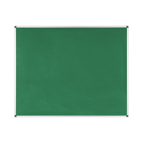 Tableau en feutre Bi-Office Maya vert avec cadre en aluminium 150x120cm, FA1244170