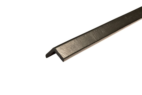 Protection d'angle Knuffi, profil d'avertissement et de protection type H+, noir, 1 mètre, PH-11217