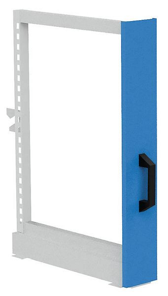 Coulisses verticales Bedrunka+Hirth avec fermeture amortie, extension totale 100%, dimensions en mm (LxPxH) : 145 x 692 x 905, SRVZ150/100