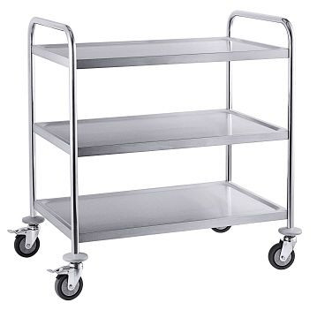 Chariot de service Contacto avec trois étagères, 7004/003