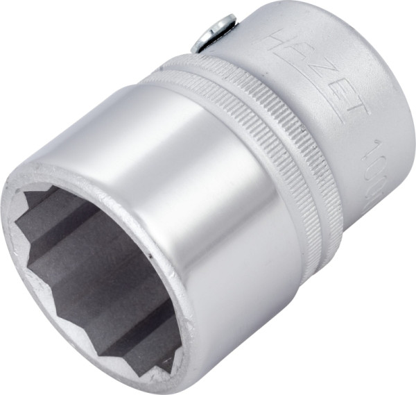 Embout pour clé à douille Hazet, double hexagonal, carré creux 20 mm (3/4 pouce), profil extérieur double hexagonal, 1.3/16", 1000AZ-1.3/16