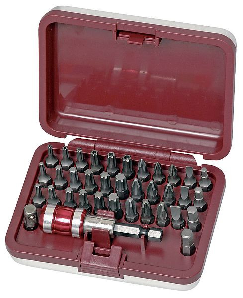 Boîte à embouts en aluminium Kraftwerk, 1/4", 36 pièces, avec double équipement d'embouts TX et Pozidriv, 3782-1