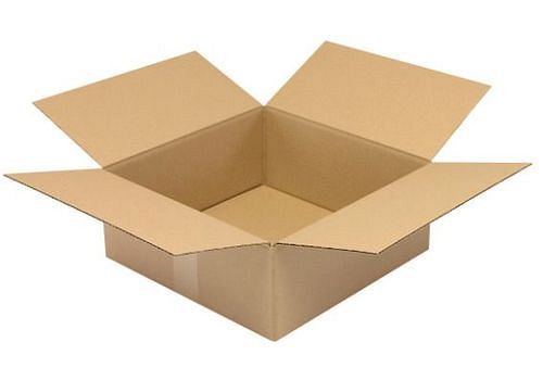 Boîte pliante en carton ondulé TransPak 1 paroi, dimensions intérieures 350 x 350 x 140 mm, qualité 1.20B, paquet : 25 pièces, 299266
