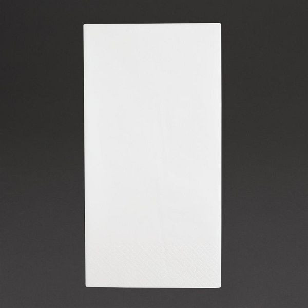 Serviettes de table recyclables Fiesta 1/8 Blanc 3 plis 40cm (1000 pièces), FE258