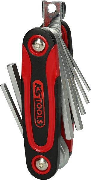 KS Tools Support pliable pour clé Allen, 8 pièces, 158.3540