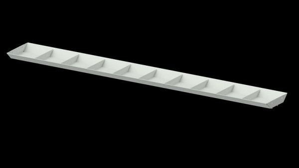 Etablis ANKE, étagère supérieure, structure du système, 1980 x 49 mm (AM 1941), RAL 7035, 960.853