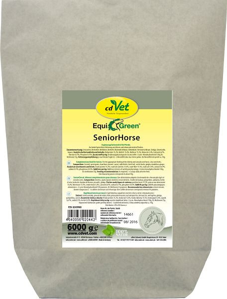 cdVet EquiGreen Cheval Senior 6 kg, 2044