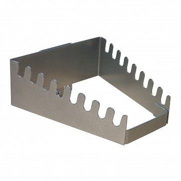 Porte-clé ADB, adapté aux trous Euro (10x10mm / 38x38mm), pour 8 clés, gris, 23158