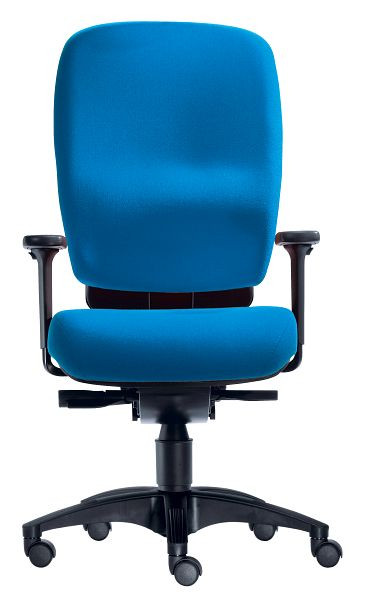 SITWELL PROFI Office, bleu, chaise de bureau sans accoudoirs, SY-15.100-M-75-106-00-44-10