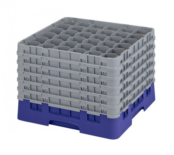 Panier de lavage Cambro 36 compartiments Camrack® 29,8 cm bleu marine, SU: 2 pièces, 36S1214186