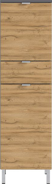 GERMANIA GW-MAURESA Armoire 8532, Graphite/imitation chêne petit-fils, 8532-564