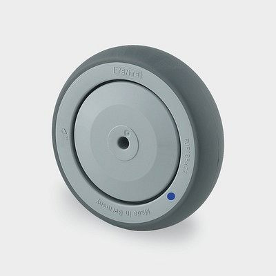 Roue TENTE-ROLLEN, roue Ø 75 mm, capacité de charge 75 kg, A 87 Shore, antirouille, PJC075x25-6