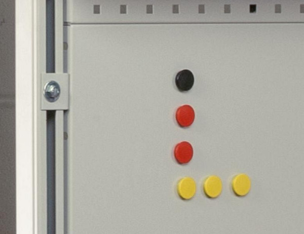Aimants de maintien KLW, couleurs assorties 12 pièces par jeu, 09 / PT-MG