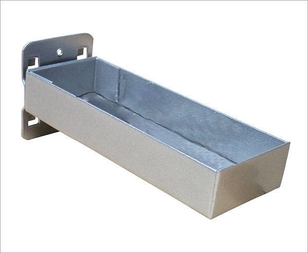 Etagère pour petites pièces murale perforée ADB sans division, 150x55 mm, 73157