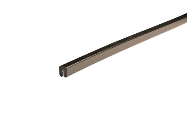 Protection des bords Knuffi, profil d'avertissement et de protection type G, noir, 5 mètres, PG-10226