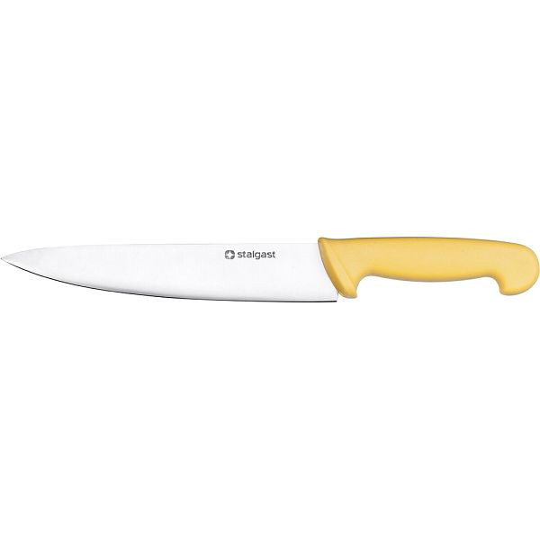 Couteau de cuisine Stalgast, HACCP, manche jaune, lame inox 22 cm, MS0923210