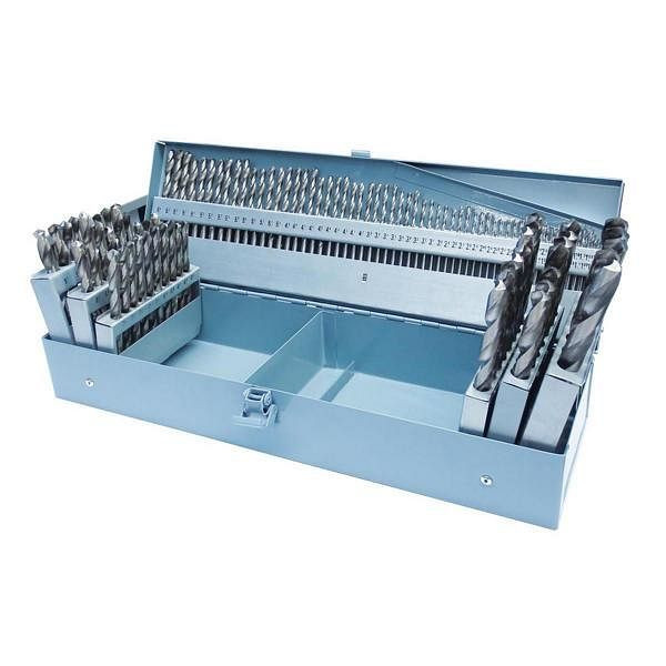 Jeu de forets hélicoïdaux Holzmann HSS, 118 pièces, 1-13 mm, SPS118