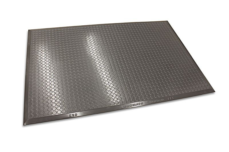 Tapis anti-fatigue pour salle blanche Ergomat Complete Smooth ESD, longueur 210 cm, largeur 90 cm, EFS90210-ESD