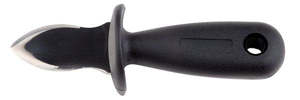 Ouvre-huître APS, longueur 14 cm, inox, manche en polyamide, à bords aiguisés, 88839