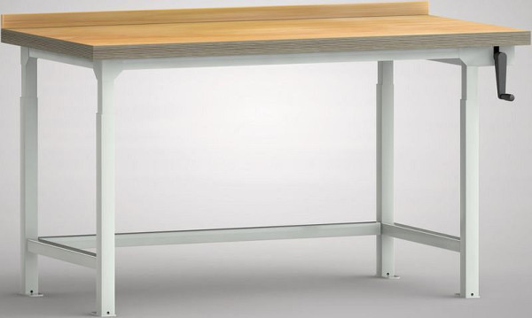 Etabli professionnel hydraulique KLW - 1500 x 800 x 750 - 1050 mm L x P x H, WPHL01-15M45-X3D01