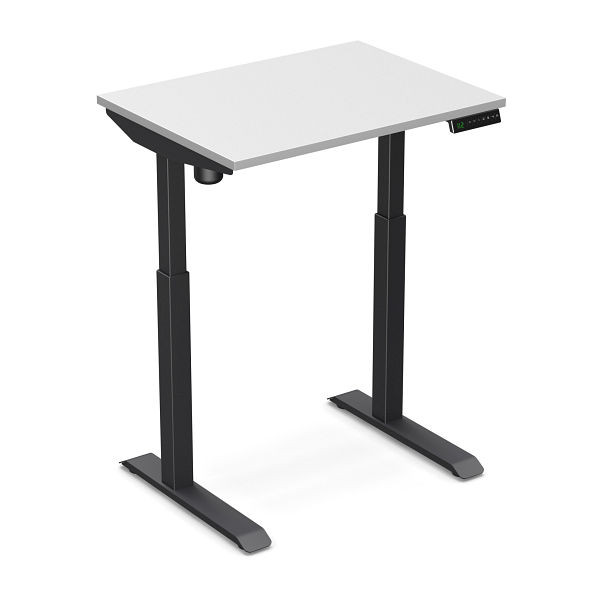 Bureau assis-debout Worktrainer StudyDesk (noir / gris 80 x 60 cm), StD-xs-blk-gry